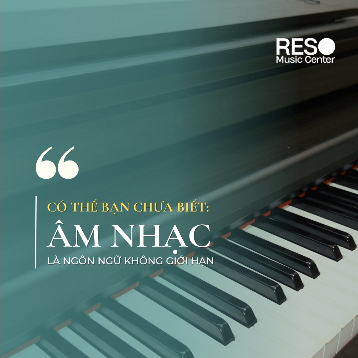 Âm nhạc – Ngôn ngữ không giới hạn mà ai cũng có thể “nói”